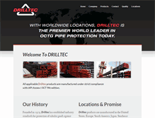 Tablet Screenshot of drilltec.com