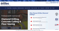 Desktop Screenshot of drilltec.co.uk