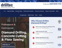 Tablet Screenshot of drilltec.co.uk