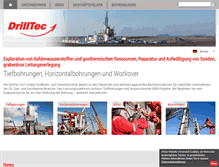 Tablet Screenshot of drilltec.de